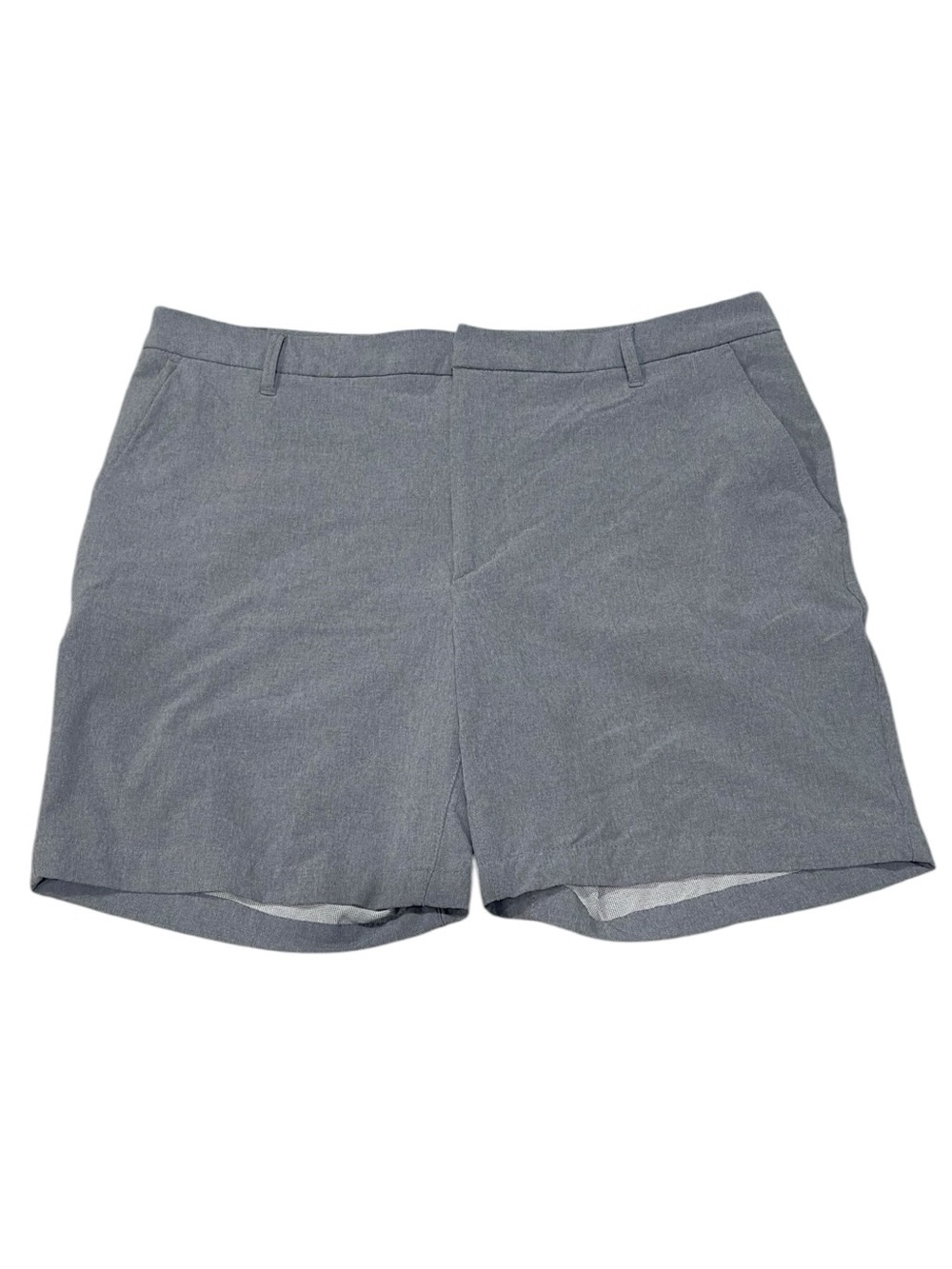 all in motion Gray Flat-Front Performance Shorts